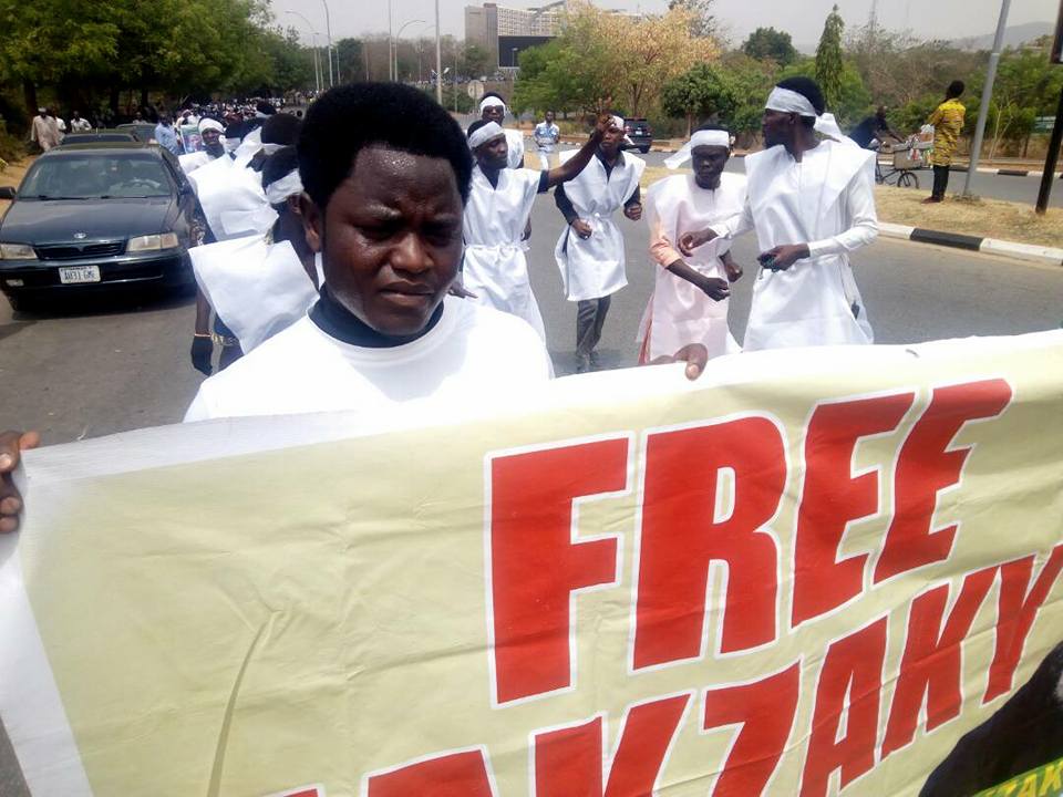  free zakzaky protest in abuja on 21 feb 